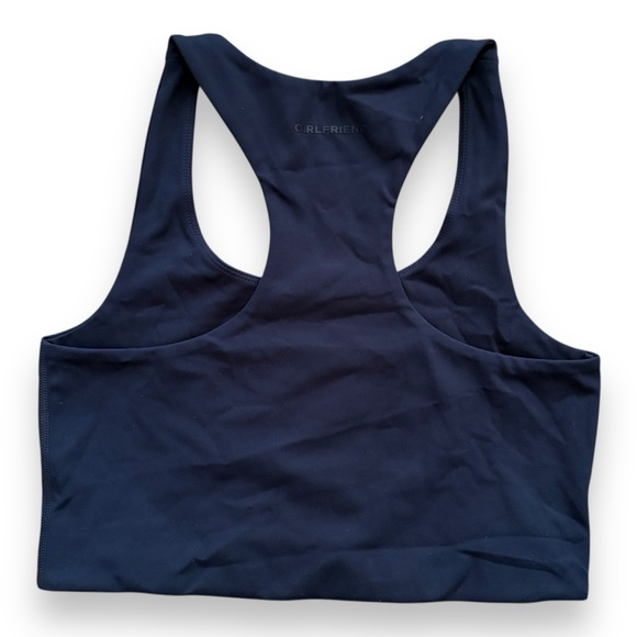 Girlfriend Collective Skyline Navy Paloma Racerback Bra NWOT Medium Athletic - Picture 3 of 4